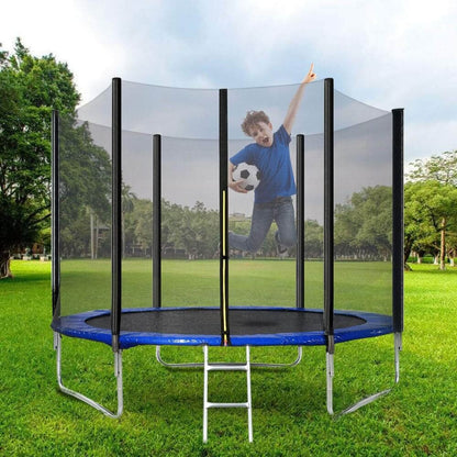 Trampolín al aire libre, trampolines redondos de 6 FT, 8 FT con red de