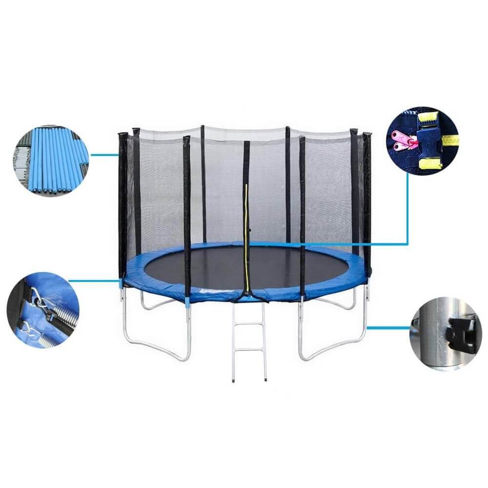 Trampolín al aire libre, trampolines redondos de 6 FT, 8 FT con red de